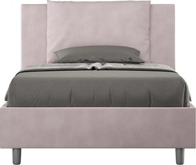 Łóżko bez stelaża tapicerowane 120x210 microfibra kolor lawendy Antea