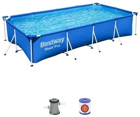 Basen naziemny Bestway Steel Pro, 401 x 211 x 81cm