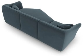 Niebieski aksamitny narożnik Tokyo – Cosmopolitan Design