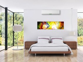 Obraz - Kosmiczny motyl (170x50 cm)