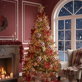 Bombki świąteczne, nietłukące Ø 10 cm, 5 bombek