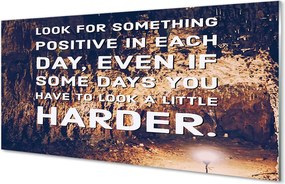 Szkło Ozdobne do Kuchni Napis w Jaskini