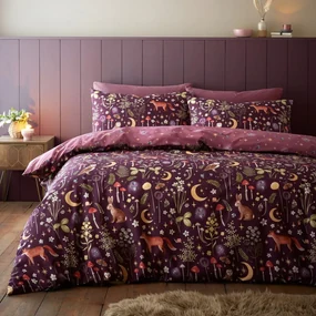 Fioletowa pościel dwuosobowa 230x220 cm Enchanted Twilight – Catherine Lansfield
