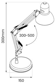 Lampka biurkowa NEXA White 1xE27