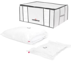 Tekstylny pojemnik do przechowywania ubrań próżniowy/usztywniany 65x45x26,5 cm Life – Compactor