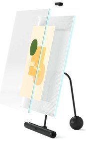 Czarna szklana ramka stojąca 16x20 cm Flute – Umbra