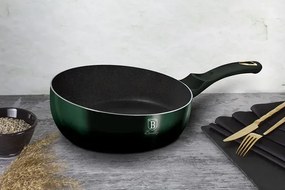 Aluminiowy wok w zielonym metalicznym kolorze 26cm Sekros 3X