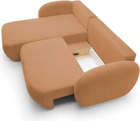 Narożnik OLIO Lewostronny w tkaninie Aragon 56