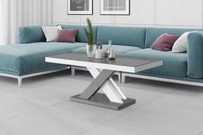 Designerska ława nierozkładana Xenon Lux Mini w wysokim połysku