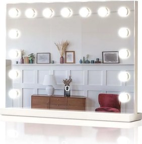 Aquamarin Lustro łazienkowe LED Hollywood 58 x 43 cm