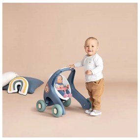 Smoby little chodzik pchacz 3w1 wózek dla dzieci + lalka bobas