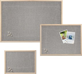 Tablica informacyjna, 60 x 80 cm, lniana, ZELLER