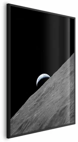 Plakat Samotna planeta 21x30 cm z ramą czarną bez marginesu ARTGEIST B