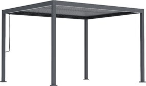 PERGOLA OGRODOWA MANUALNA ANTRACYTOWA 3x3.6m ORIGIN