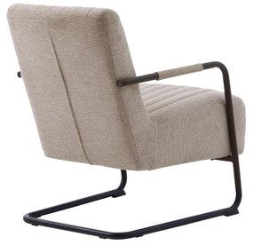 Beżowy fotel Trout – Unique Furniture