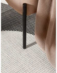 Czarno-biały okrągły dywan odpowiedni na zewnątrz ø 160 cm Duet Bowen – NORTHRUGS