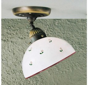 Kolarz 731.10.68 - Żyrandol natynkowy NONNA 1xE27/75W/230V śr. 30 cm czerwony