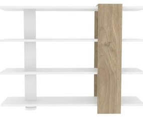 Biblioteczka Nur White and Walnut