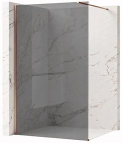 Kabina prysznicowa Walk-In Rea Flexi Grey / Brush Copper 120