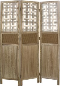 Przegroda pokojowa 170x120x1,7 cm Brązowa