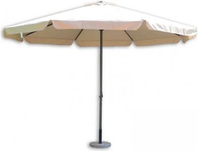 Parasol ogrodowy STANDART beżowy z korbką ø4 m