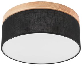 Brilagi - LED sufitowa lampa BELLADONNA 2xE27/15W/230V Ø40 cm czarna/sosna