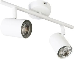 Nowoczesny reflektor biały 2-światła, regulowany - Jeana 2