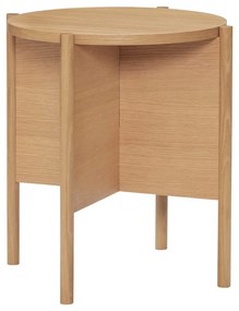 Okrągły stolik w dekorze dębu ø 45 cm Heritage – Hübsch