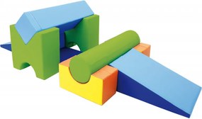 Zestaw kształtek piankowych Creatino - tor z przeszkodami, 9 elementów