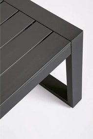 Antracytowy aluminiowy zestaw mebli ogrodowych dla 4 osób Hilde – Bizzotto