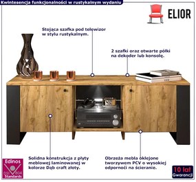 Stojąca szafka pod telewizor - Luso 9X