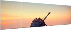 Obraz - Rozbity statek (170x50 cm)