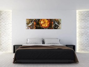 Obraz malarstwa z epoki starożytnej (170x50 cm)