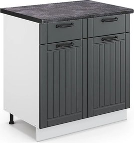 Szafka dolna do kuchni antracytowy domek wiejski 80x60x82 fame-line