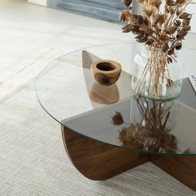 Stolik konferencyjny Lily Walnut