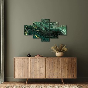 Obraz - Zielony marmur (125x70 cm)