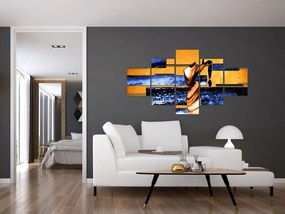 Obraz obrazu abstrakcyjnego (125x70 cm)