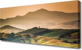 Obraz canvas Krajobraz Gór i Złotych Pól