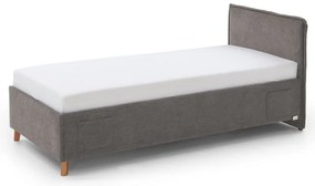 Szare łóżko dziecięce ze schowkiem 90x200 cm Fun – Meise Möbel
