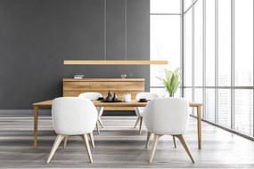 Lampa wisząca LED 115 cm z drewna jesionowego L115KB-4K-ESCHE wymienny