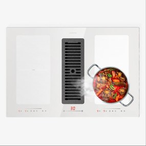 Klarstein Full House 77 system down air płyta grzewcza z okapem