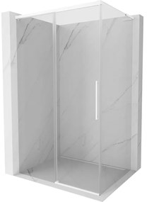 Mexen Rox L kabina prysznicowa rozsuwana 110 x 75 cm, transparent, biała - 8C2L-110-075-20-00