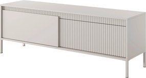 Szafka RTV stojąca SENSATO 153,5 cm do Salonu pod Telewizor - Odcienie beżu