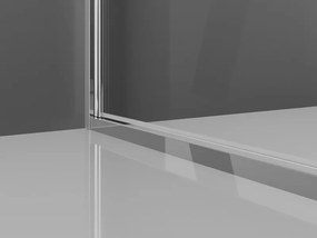 Mexen Exo-B kabina prysznicowa uchylna 85 x 85 cm, transparent, chrom - 817-085-085-01-00
