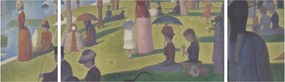 Obraz - Georges Seurat, A Sunday on La Grande Jatte, reprodukcje (170x50 cm)
