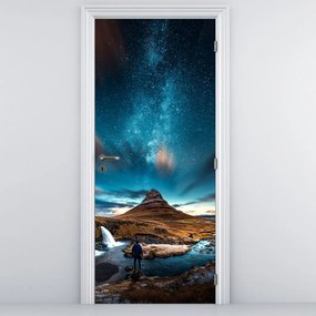 Fototapeta na drzwi - Niebieska Droga Mleczna (95x205cm)
