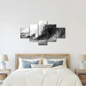 Obraz - Malowanie fal (125x70 cm)