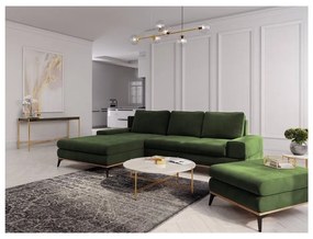 Butelkowozielony puf Windsor &amp; Co Sofas Planet