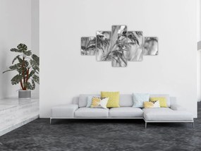 Obraz - Lipnice, czarno - biały (125x70 cm)