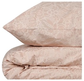 Kremowa pościel jednoosobowa z satyny bawełnianej Cream, 140x200 cm